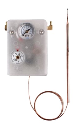 Johnson Controls T-8000-4 Remote Element Controller, -10 to 124 F, 110 to 244 F - Image 1