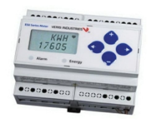 Veris E50H5 Advanced Power Meter RS-485 2-Wire BACnet MS/TP Output 2-Pulse Input - Image 1