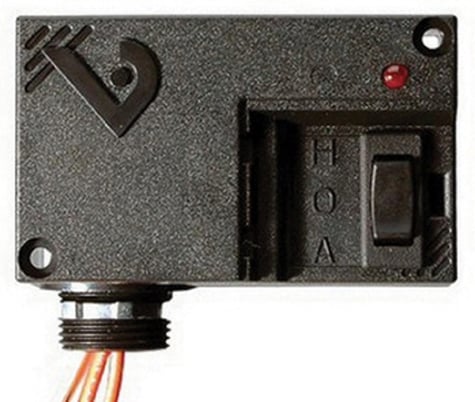 Veris V101 Victory 101 10 to 30 VAC/VDC, 120 VAC Enclosed Relay with HOA Switch - Image 1