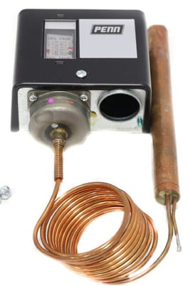Johnson Controls A72AA-2C Series A72 Two-Pole Heavy Duty Temperature Control - Image 1