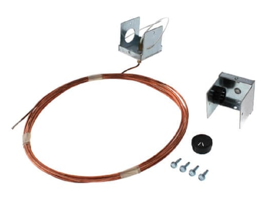 Johnson Controls TE-6316M-1 17 ft. Adjustable Nickel Temperature Sensor, 1k Ohm - Image 1