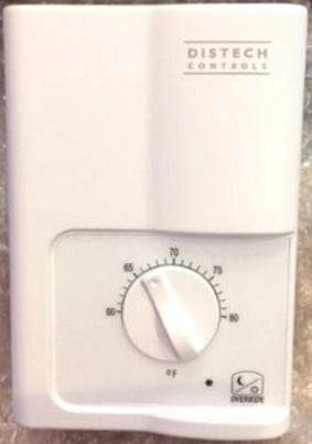Distech PDIVI-3061E1012 EC-SENSOR-SLO-F Room Sensor With LON Jack - Image 1