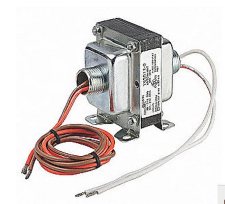 Johnson Controls Y65G13-0 Class 2 Transformer, 40VA 24VAC, Foot Coded Lead Wires - Image 1