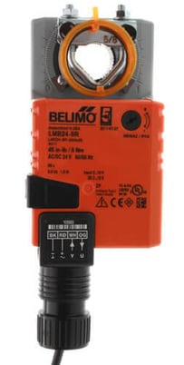 Belimo LMB24-SR Damper Actuator, 45 in-lb 5 Nm, Non Fail-Safe, 2.10V, Modulating - Image 1