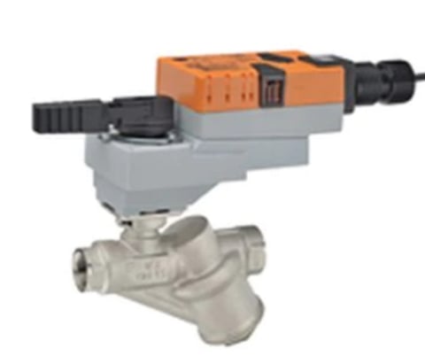 Belimo P2075B090+LRB24-3 PICCV, 0.75, 2 Way, 9 GPM, w/Non-Spring 24V Floating - Image 1