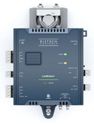 Distech CDIL-VASX-10 ECL-VAVS LonMark Single-Duct VAV Controller, 3UI 3DO 1UO - Image 1