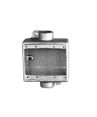 Crouse-Hinds FDC222 Condulet Two Gang Cast Device Box, 3/4-Inch - Image 1
