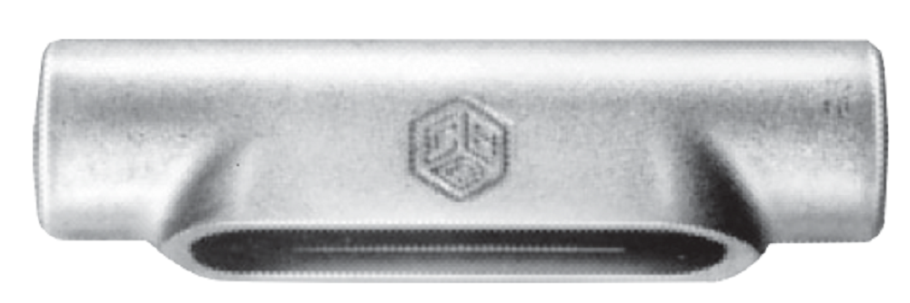 Cooper Crouse-Hinds Eaton C18 Condulet, Cast Iron Body, Type C, 1/2" Hub, Form 8 - Image 1