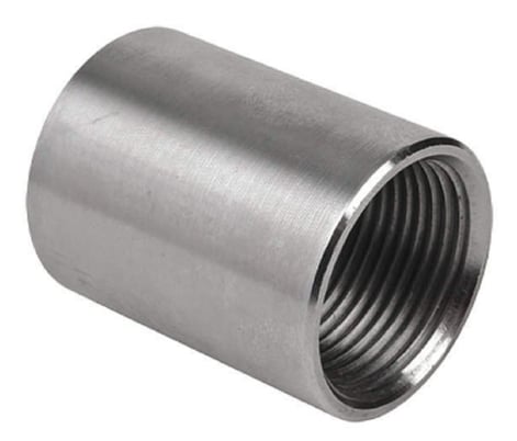 Calbrite S62500CP00 Pipe Conduit Coupling, 2-1/2 in NPS, 316 Stainless Steel - Image 1