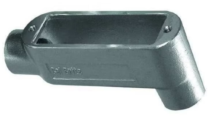 Calbrite S60700LR00 LR Type Conduit Body, 3/4 in NPT, 316 Stainless Steel 316SS - Image 1