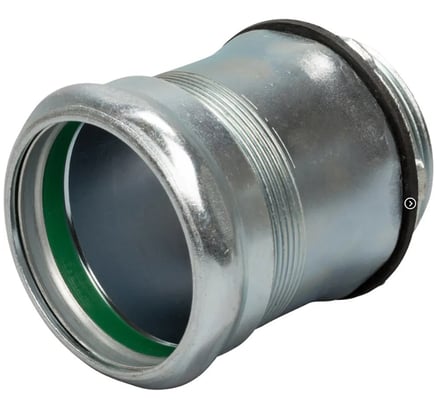 Topaz 658SRT 3" Steel Raintight Compression Type Connector - Image 1