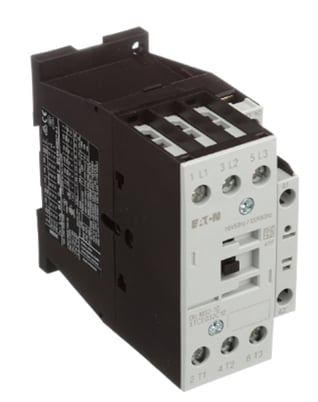 Eaton XTCE025C10TD Non-Reversing Contactor 3P 25A 27VDC C Frame - Image 1