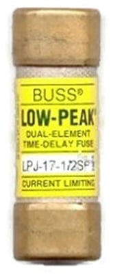 Eaton Cooper Bussmann LPJ-17-1/2SP LPJ Class J Dual Element Time Delay Fuse - Image 1