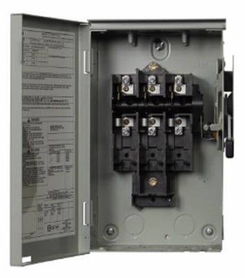Cutler-Hammer Eaton DG321URB Safety Switch General Duty 3P 30A 240V 50/60Hz 3R - Image 1
