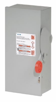 Cutler-Hammer Eaton DH222FGK Safety Switch Heavy Duty 2P 60A 240V 50/60Hz NEMA 1 - Image 1