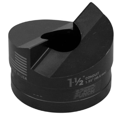 Greenlee 7212SP-1-1/2P 9282 1-1/2" Speed Punch, KO Knockout Die - Image 1