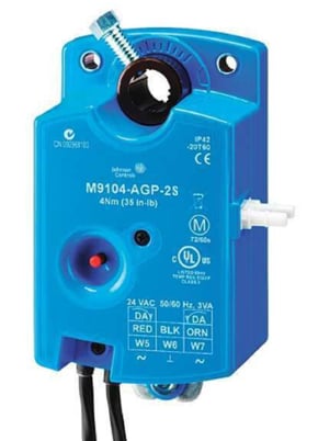 Johnson Controls M9104-AGP-2S Direct Mount Electric Actuator, Cable, Floating - Image 1