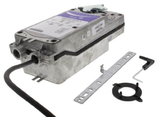 Johnson Controls M9220-BGC-3 24V On/Off Spring Return Actuator w/2 Swch 177 lbin - Image 1