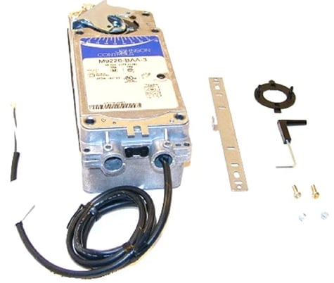 Johnson Controls M9220-BAA-3 M9220 120V On/Off Spring Return Actuator 177 lb-in - Image 1