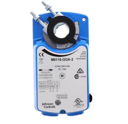 Johnson Controls M9116-GGA-2 Non Spring Return Actuator, 0 to 10 VDC (140 lb-in) - Image 1