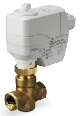 Siemens 261-02044 2-Way 3/4" Terminal Unit Valve, Cv 6.3, Normally Open, F x F - Image 1
