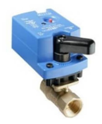 Johnson Controls VG1245AE+9A4AGA 1/2" NPT 2-Way Stainless Steel Valve w/ VA9104 - Image 1
