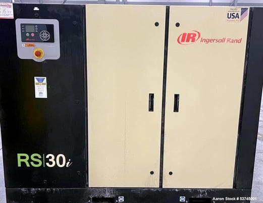 184 cfm, 125 psi, Ingersoll-Rand #RS30i-A125, Air Compressors, 40 HP, 208-230/460 V., 2018 - Image 3