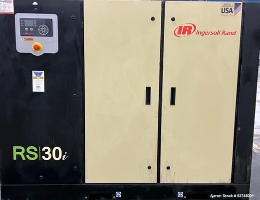 184 cfm, 125 psi, Ingersoll-Rand #RS30i-A125, Air Compressors, 40 HP, 208-230/460 V., 2018 - Image 6