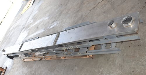 12" wide x 25' long, Stainless steel vibrating conveyor - Image 3