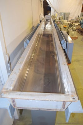 12" wide x 25' long, Stainless steel vibrating conveyor - Image 4