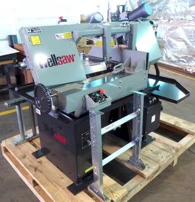 13" x 16" Wellsaw #1316S, horizontal band saw, miter, 1" blade, 3 HP, new, in stock - Image 2