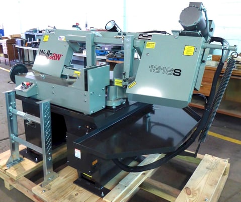 13" x 16" Wellsaw #1316S, horizontal band saw, miter, 1" blade, 3 HP, new, in stock - Image 3