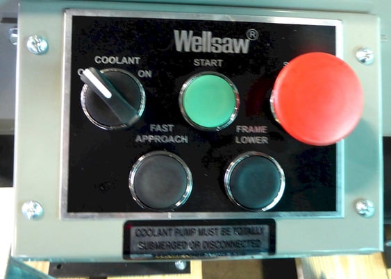 13" x 16" Wellsaw #1316S, horizontal band saw, miter, 1" blade, 3 HP, new, in stock - Image 9
