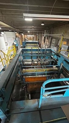 65" Jagenberg #Synchro-166, dual rotary sheeter, 2 back stands, web guide - Image 3