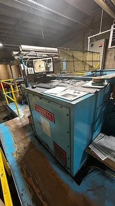 65" Jagenberg #Synchro-166, dual rotary sheeter, 2 back stands, web guide - Image 5
