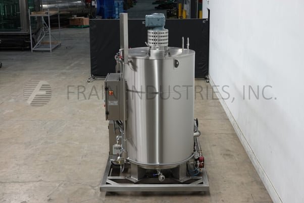 Morcos #AWK1000/SK200, Stainless steel skid mounted melt tank and tempering system with self contained - Image 4