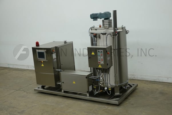 Morcos #AWK1000/SK200, Stainless steel skid mounted melt tank and tempering system with self contained - Image 5