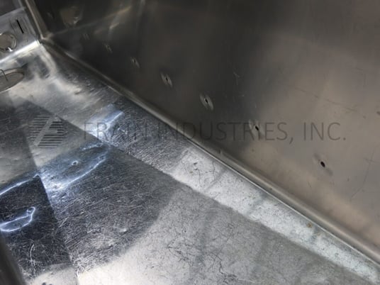 Sani-Matic, 200 gallon trough style, 304 Stainless Steel COP tank, with 98" long x 25" wide x 20" deep inner - Image 2