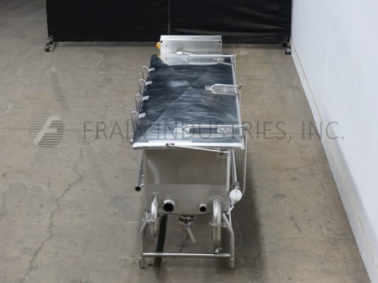 Sani-Matic, 200 gallon trough style, 304 Stainless Steel COP tank, with 98" long x 25" wide x 20" deep inner - Image 4