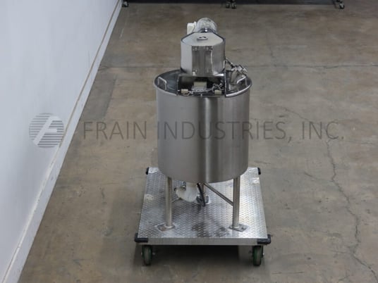 30 gallon Lee #30DMT, 316 Stainless Steel jacketed & insulated motion kettle, 40 psi, 23" dia. x 21" deep - Image 3
