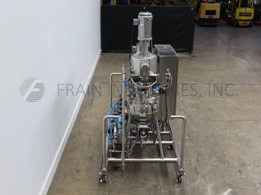 5.28 gallon Lee #15-20LD12T, 316 Stainless Steel jacketed kettle, 16-3/4" ID x 15" deep, triple motion - Image 3