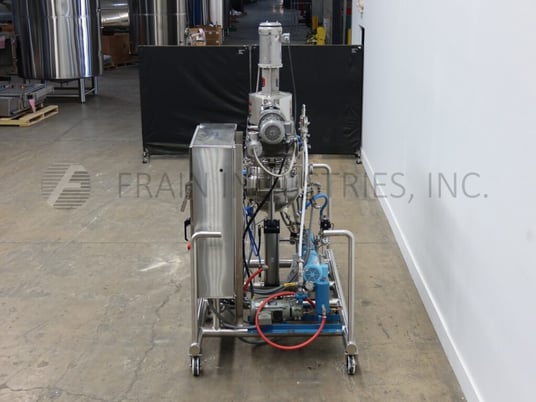 5.28 gallon Lee #15-20LD12T, 316 Stainless Steel jacketed kettle, 16-3/4" ID x 15" deep, triple motion - Image 4