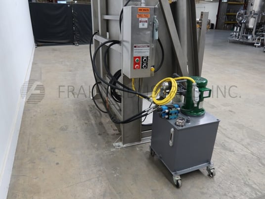 Cozzini #CBD3080-610, 304 Stainless Steel tote / vat dumper, equipped with 48" W x 44" L x 55" H tote chamber - Image 2