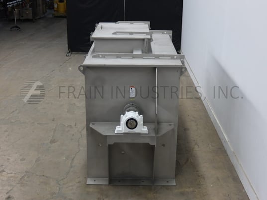 100 cu.ft. Abbe #RB100, double ribbon mixer, 304 Stainless Steel contact parts, 93" length, 45" width, 49" - Image 4