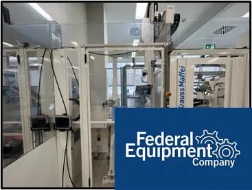 110 Ton, Krauss Maffei #110/750-CX, Injection Molding Line, 2019 - Image 5