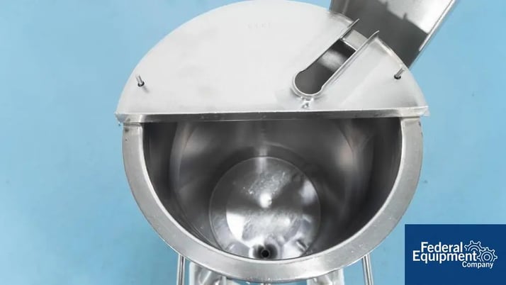 10 gallon Feldmeier, Mixing Tank, Stainless Steel, w/Impeller Shaft - Image 7