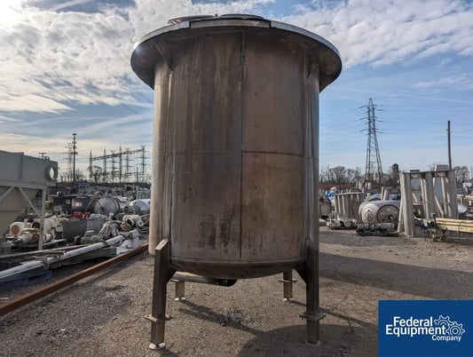 2000 gallon Stainless Steel Tank, 78" diameter x 87" straight side - Image 1