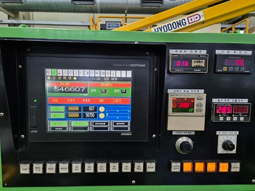 1.29" x 11.81" Hyodong #HBP-633L, 6-die parts former, 82 PPM, 132 KW - Image 2