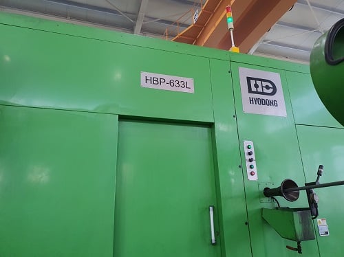 1.29" x 11.81" Hyodong #HBP-633L, 6-die parts former, 82 PPM, 132 KW - Image 5