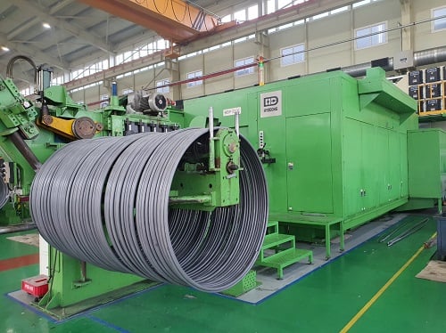 1.29" x 11.81" Hyodong #HBP-633L, 6-die parts former, 82 PPM, 132 KW - Image 7